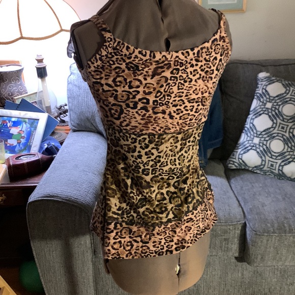 Blouse (leopard print) - Picture 2 of 3